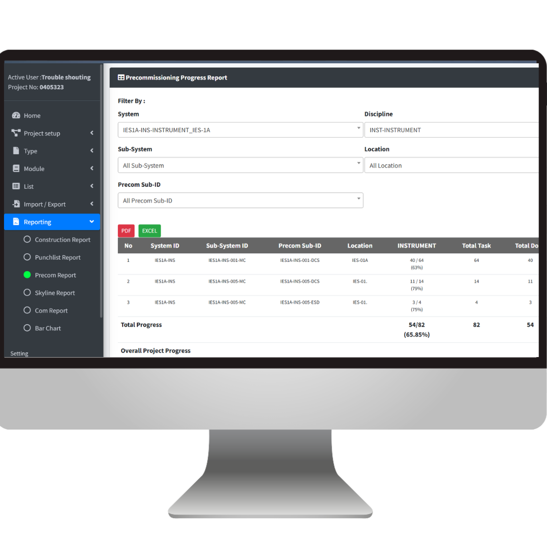 Alat Precommissioning & Komisioning